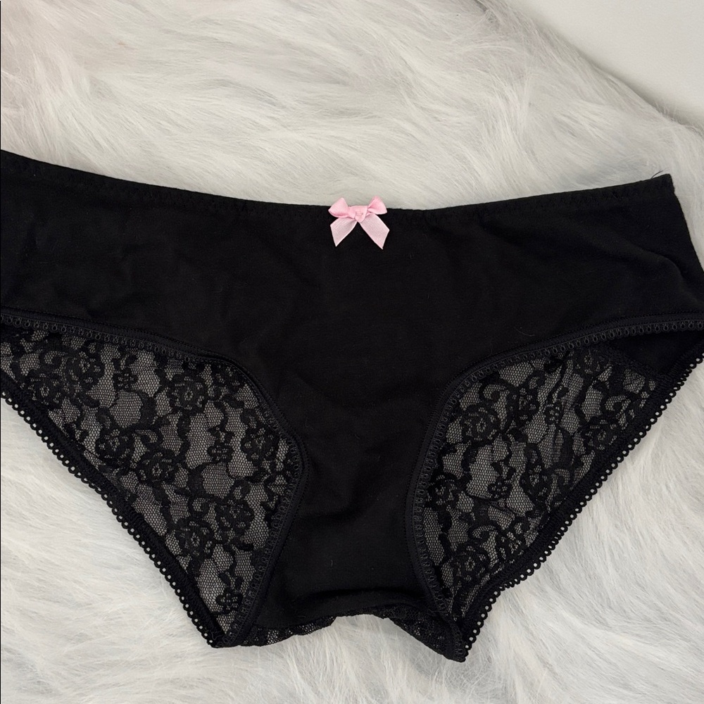Victoria's Secret Black Lace Panties